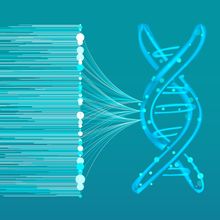 Concept image of genomic datasets\