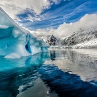 a bay in the Antarctic